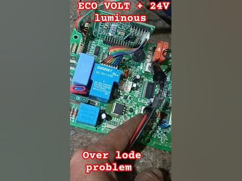 ECO volt+ 24v luminous overload problem ic SJ2B check & drive pulse and ...
