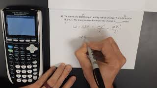 Physics I: Ch 6, Work & Energy Example 4