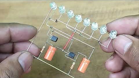 How Make Latest LEd Chaser 2024 with C1815 Transistor#saelectric