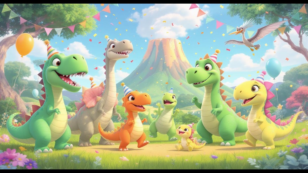 DINOPÁRTY I BÍBA - pohádky a písničky pro děti