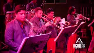 Video thumbnail of "Aguilar y su orquesta en Vivo Show Mix Salsa."