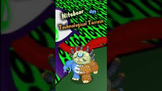 Nitebear on Technological Terrain! #msm #mysingingmonsters