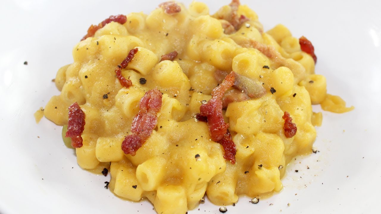 PASTA E PATATE CON PANCETTA CROCCANTE YouTube