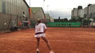 Ladies Future Vienna, Halbfinale, Matchball Mira Antonitsch - Marlies Szupper