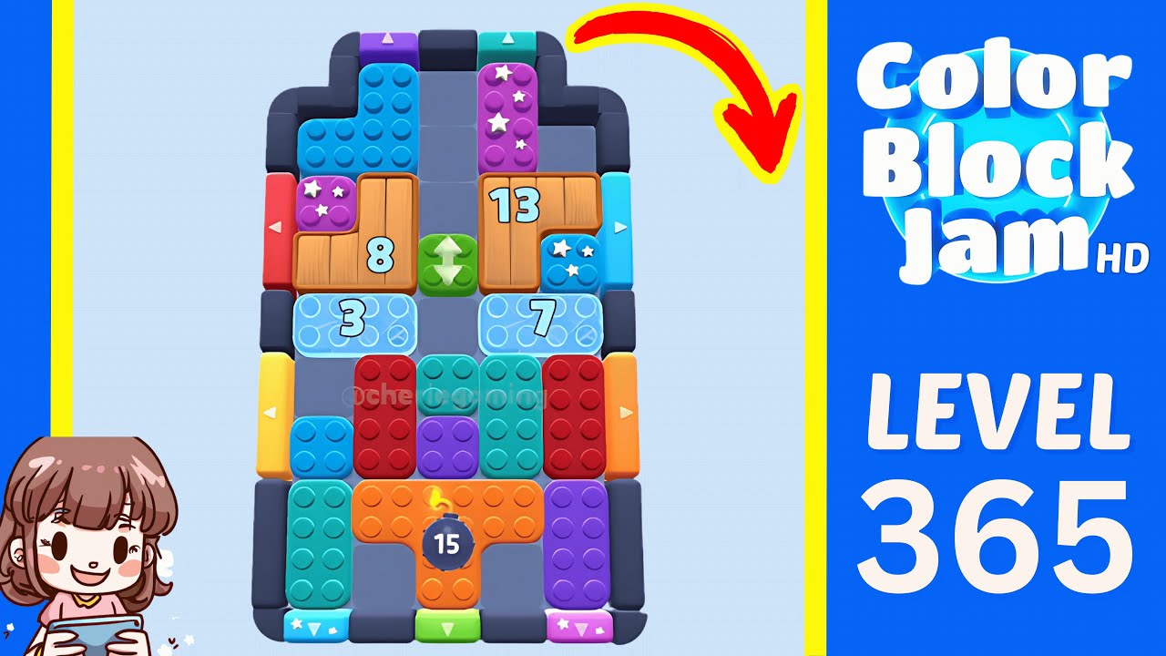Color Block Jam Level 365 Solution Walkthrough