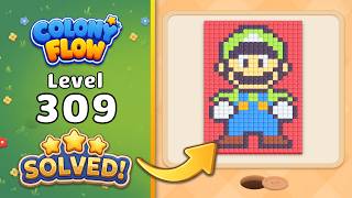 Details Colony Flow! - Level 309 Walkthrough 🧩 | Solution & Gameplay (ABI GAMES) 🐜 Update
