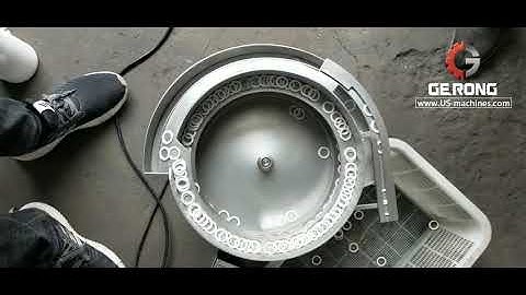Samll size flat ring vibration sorting bowl seal rubber ring sorting feeding machine