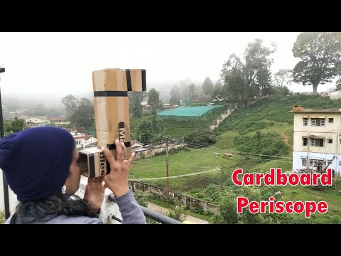 How to make periscope with cardboard | Science project | Diy | DM