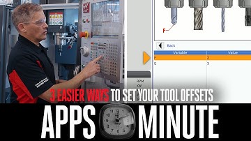 3 Easy Ways To Set Tool Offsets Using VPS - Apps Minute - Haas Automation Inc.