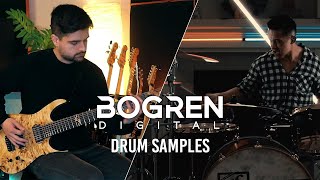 Federico Ascari & Ryan Trinh - Bogren Digital drum samples Playthrough and Demo
