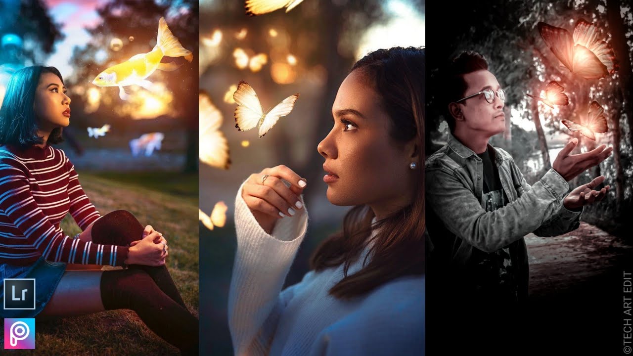 Calop Inspired Editing - PicsArt Glowing Object Editing Tutorial - TECH ART