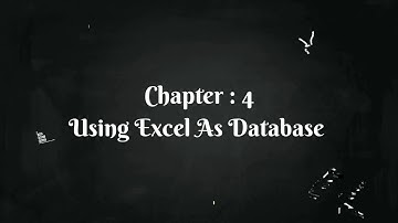 Class 7 Computer Chapter 4 Using Excel As database Part-2
