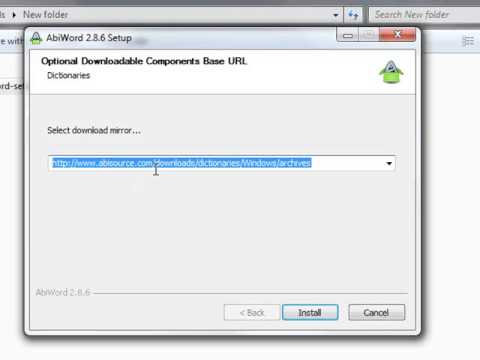 How to install and use Abiword