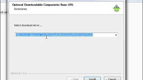 How to install and use Abiword