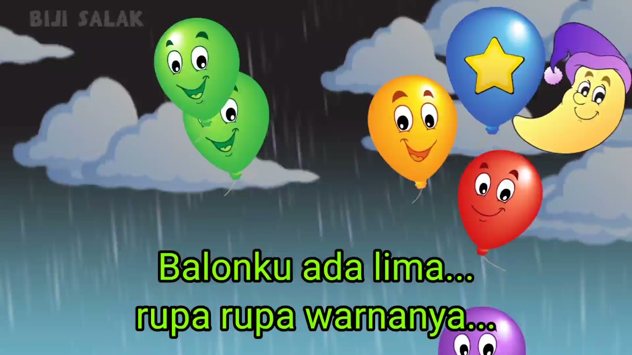 Balonku Ada Lima Lagu Anak Indonesia Populer Kumpulan 18 Minutes Versi Baru Youtube