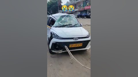Hyundai aura 🤕🥺💔🤕#trending #subscribe #youtubeshorts #viralvideo #like#accident#car
