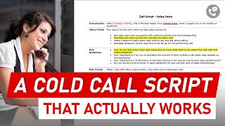 Cold Call Script for Financial Advisors