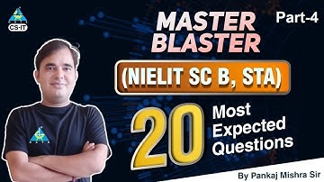 20 Most Expected Questions Software Engineering Part -4 |  Pankaj Mishra Sir | CS/IT | NET/JRF/NIC