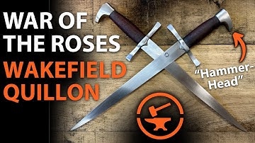 Wakefield "Hammer-head" Quillon Dagger - An English 15th Century War of the Roses Replica