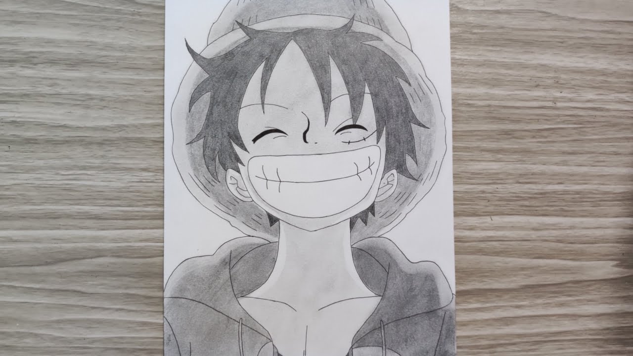 Luffy - một trong những nhân vật nổi tiếng nhất trong thế giới hoạt hình. Bạn có muốn xem hình vẽ của Luffy được tạo ra chỉ bằng một chiếc bút chì và tình yêu dành cho nhân vật này? Hãy xem ngay hình ảnh này để thấy sự tài năng và cẩn trọng của nghệ sĩ vẽ tranh.