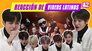 *SUB* K-pop idols y latinas reaccionan a videos musicales I Daddy Yankee, Ozuna, Camilo, Reik