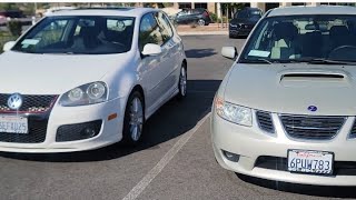 I bought 2 project cars. 2005 Saab 9-2X Aero (Subaru WRX cousin, lol) & 2007 Volkswagen GTI