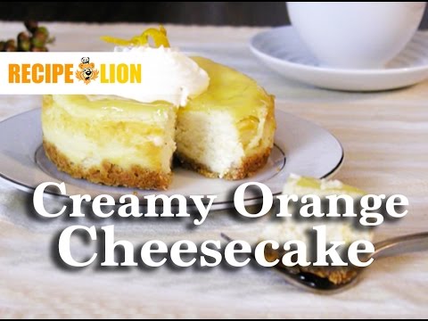 Creamy Orange Cheesecake - YouTube