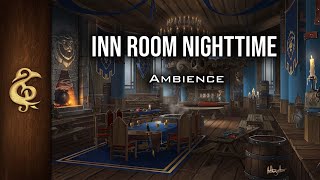Inn Room At Night | Upstairs Perspective Ambience | 1 Hour