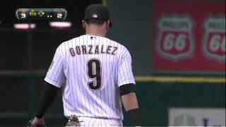 2012/08/28 Gonzalez's nice grab