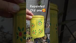 #diy #diyideas #reuse #repaint #recycle #potpainting