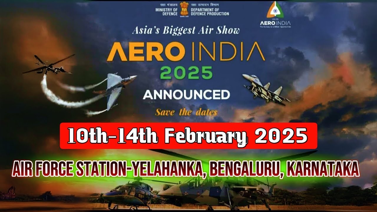 AERO India 2025 bangalore Karnataka | Karnataka Air Show 2025 - YouTube