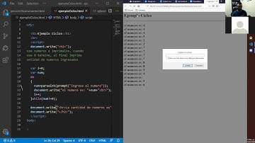 3.Ejemplo Básico Do While en JavaScript [Fragmento Clase Fundamentos de programación]