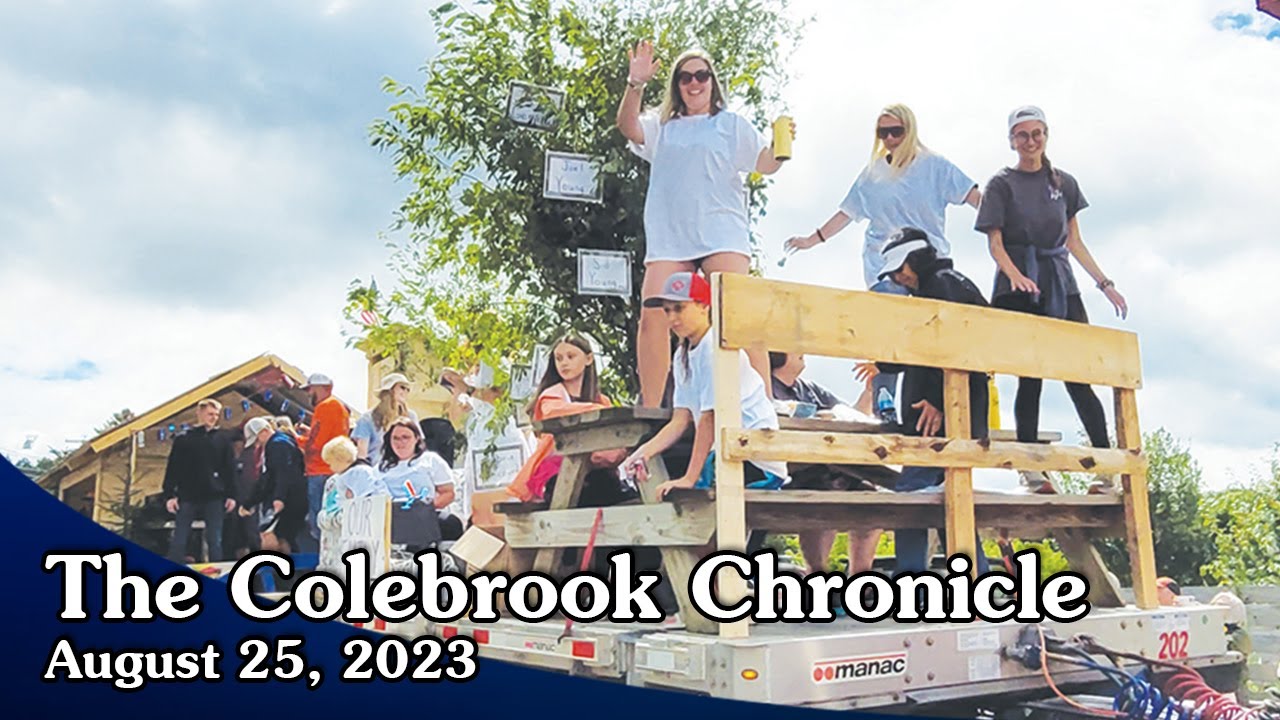 Colebrook Chronicle Aug. 25, 2023 Video News of the Week YouTube