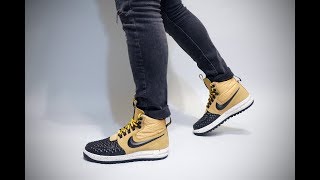 nike lunar force 1 duckboot metallic gold