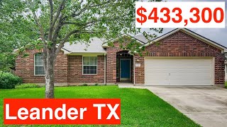 Одноэтажный дом в городе Leander Texas за $430 тыс | На север от Остина | Рядом culdesac и freeway