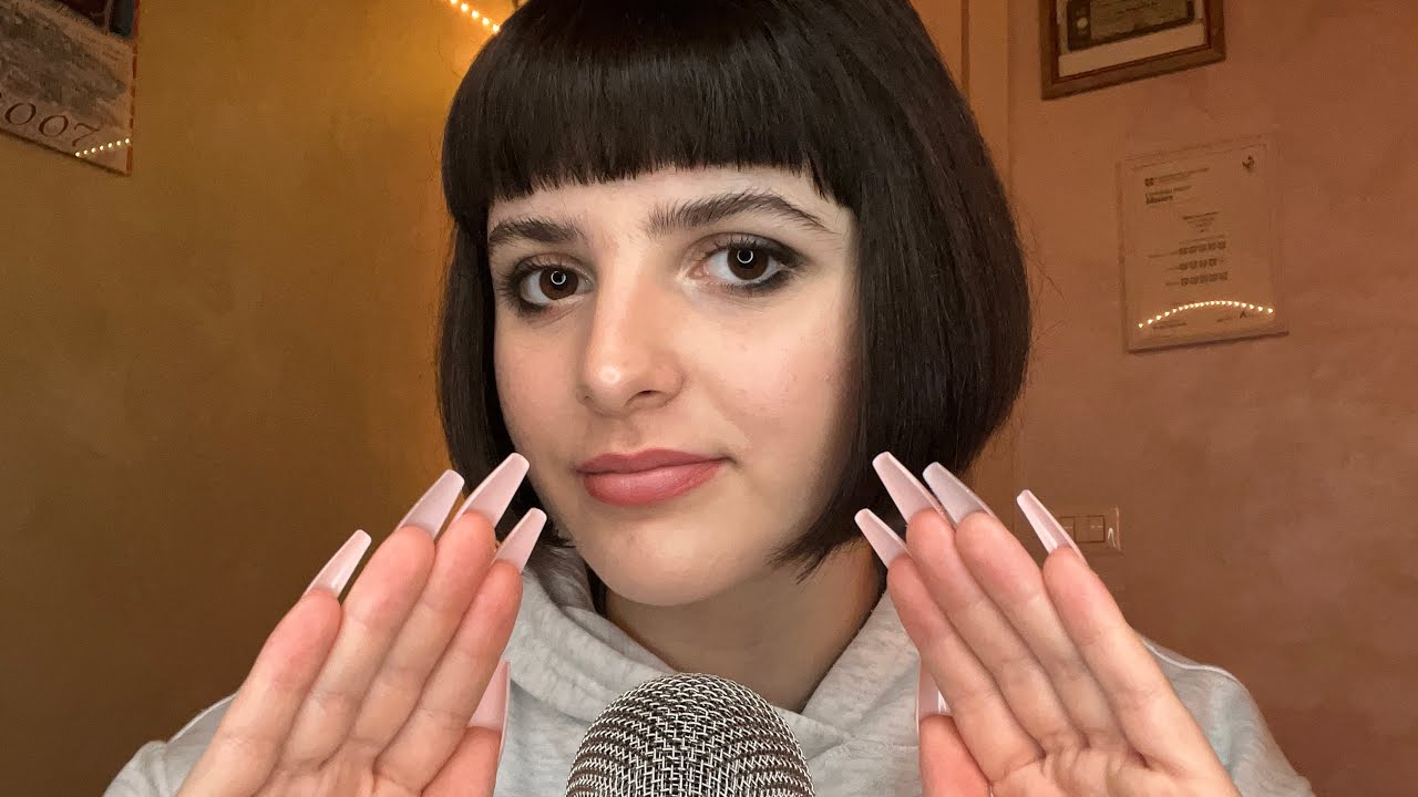 ASMR Guided Meditation for Deep Sleep😴💤 (+ mic scratching with XXL nails)