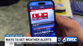 Ways to get weather alerts