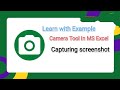 camera tool in ms excel - live example