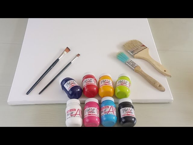 Como Pintar Un Cuadro Con Pinturas Acrílicas 