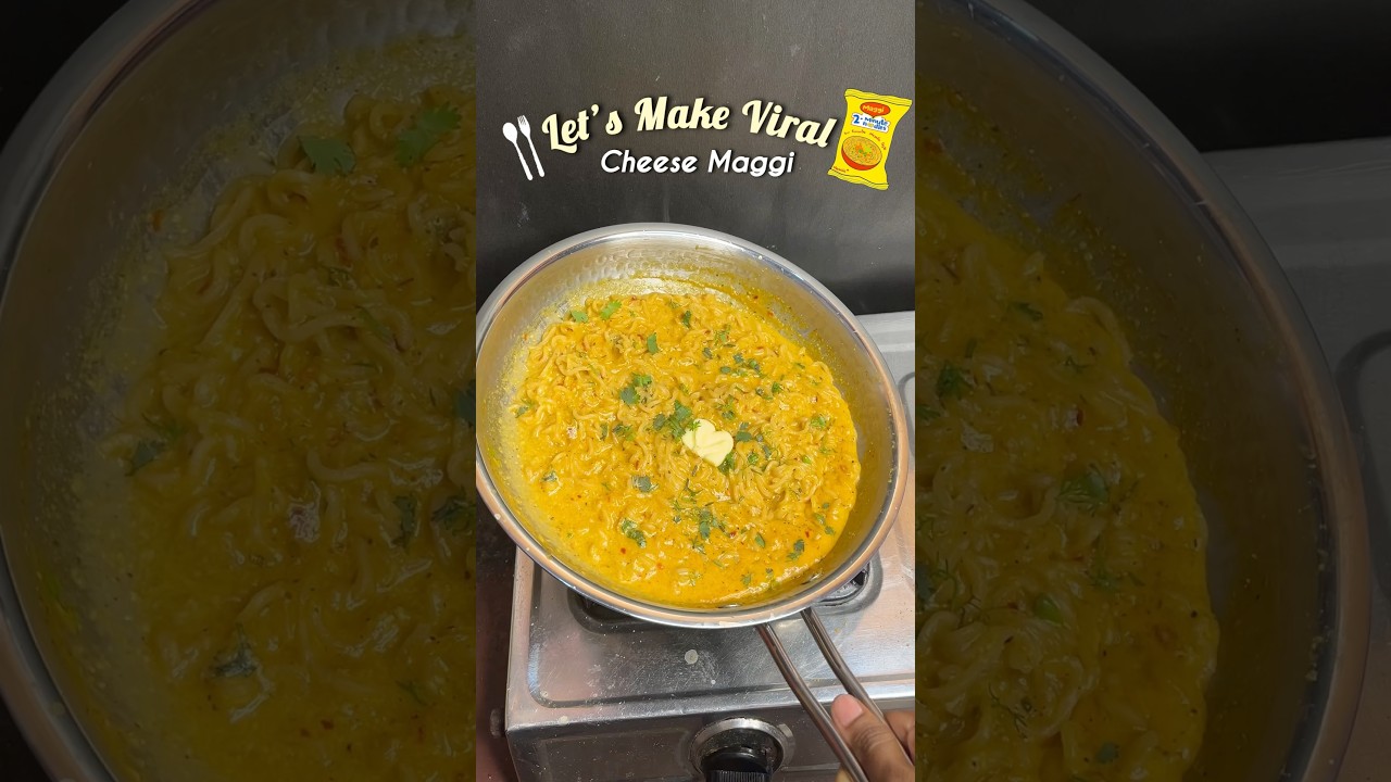 Milk + Cheese Maggi 🍜 #shorts #food #cheesemaggi #milkmaggi Milk + Cheese Maggi 🍜 #shorts #food #cheesemaggi #milkmaggi