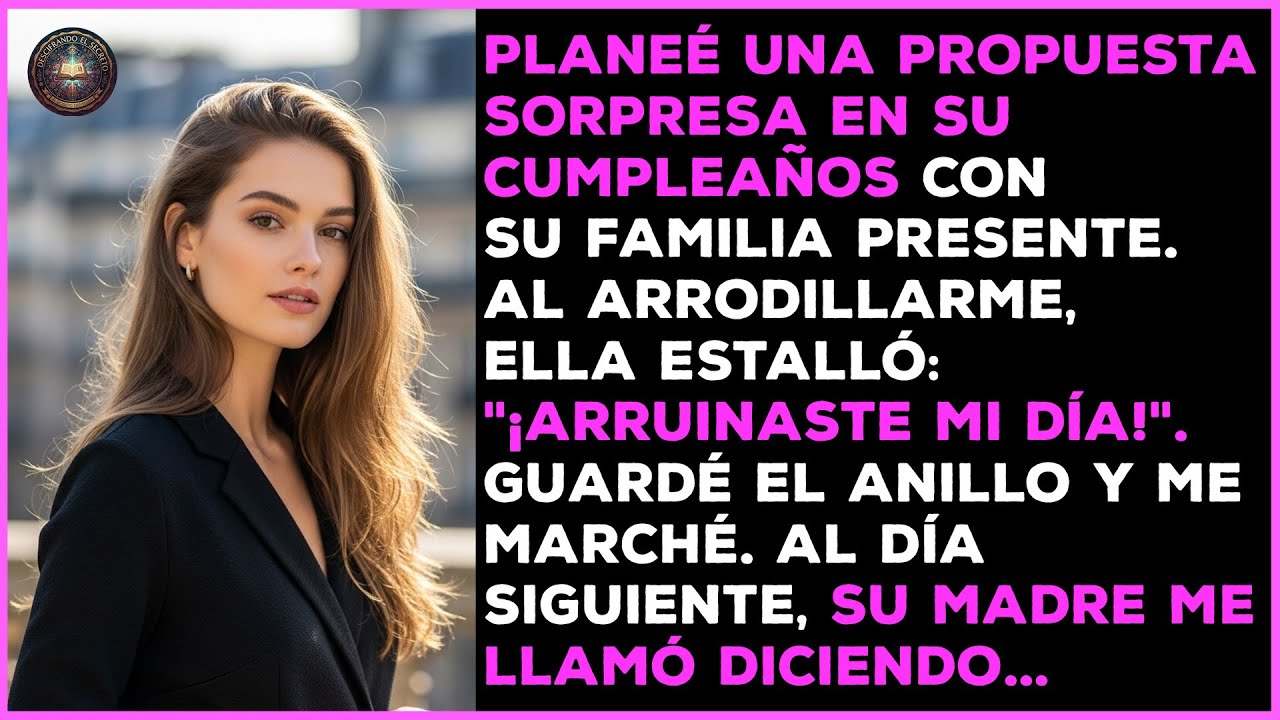 Planeé pedirle matrimonio en la azotea con su familia, pero al subir...