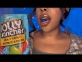 ASMR Cupped Clicky Whisper with Candy Mouth Sounds