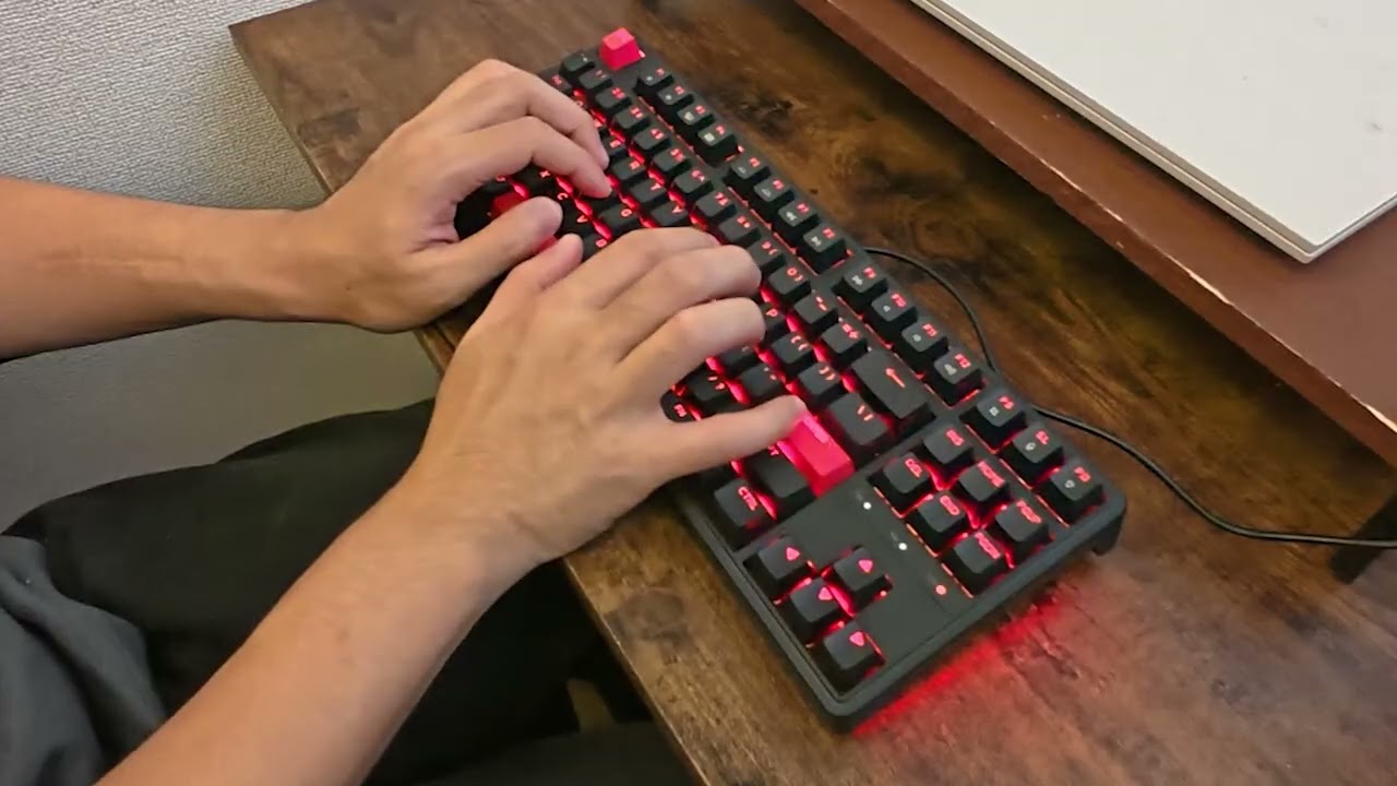keychron C3 pro】ガチで良いキーボード見つけた！【赤軸・茶軸