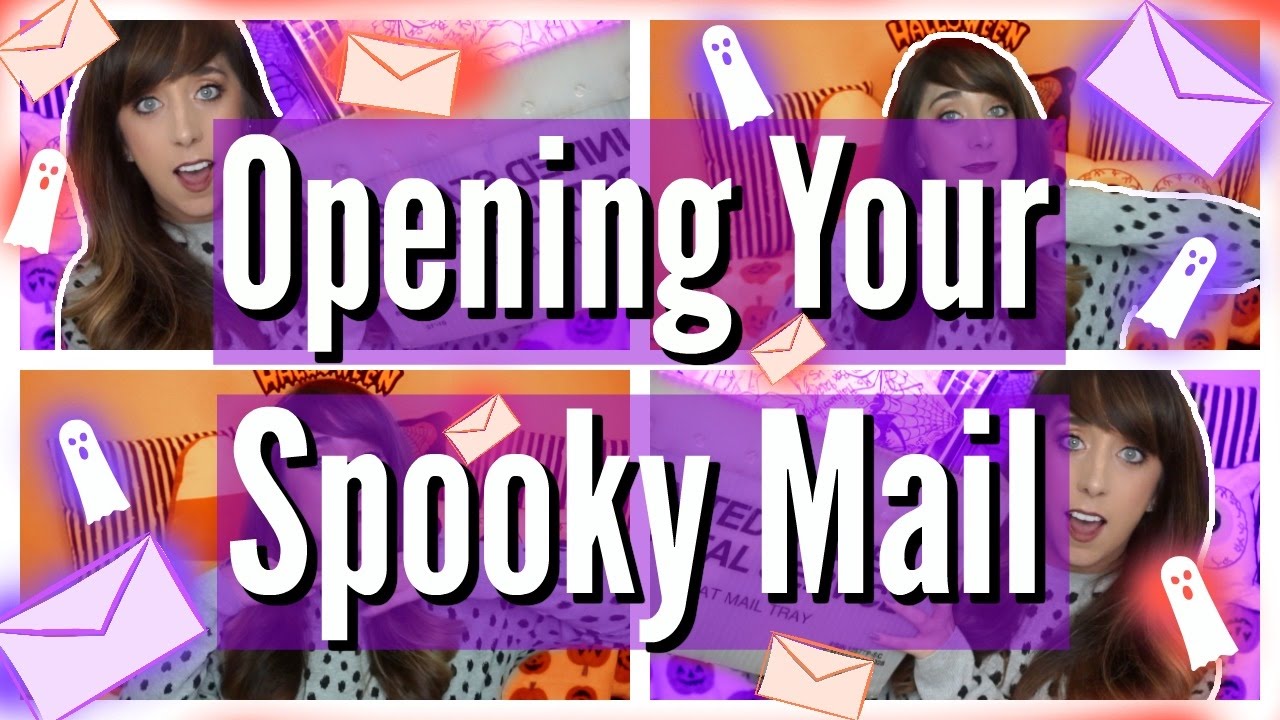 CATCHING UP ON HALLOWEEN MAIL!!! //HALLOWEEN HAPPY