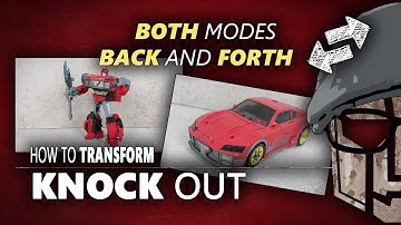 Transformers Legacy Knock Out Transformation (Hasbro Deluxe Class)