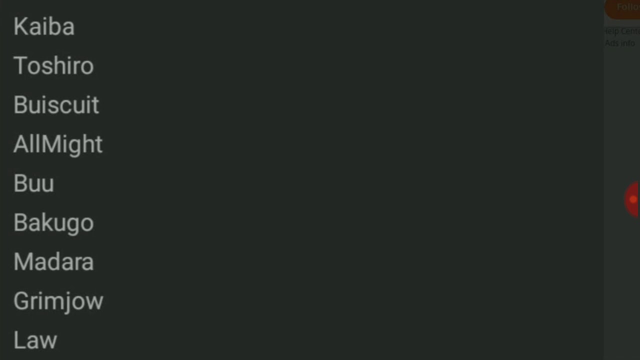 All 9 jumpforce DLC characters