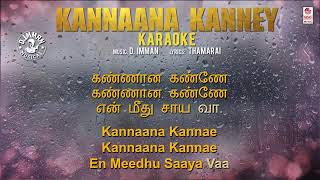 kannana kanne Tamil Karaoke with lyrics @TamilKaraokeoriginal