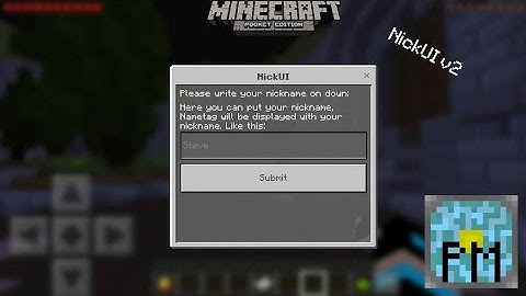 PocketMine Plugin | NickUI v2 | Minecraft PE 1.5.0 + I