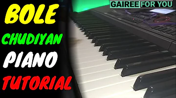 Bole Chudiyan | Kabhi Khushi Kabhie Gham | Piano Tutorial