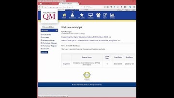 QM Self Review Tool
